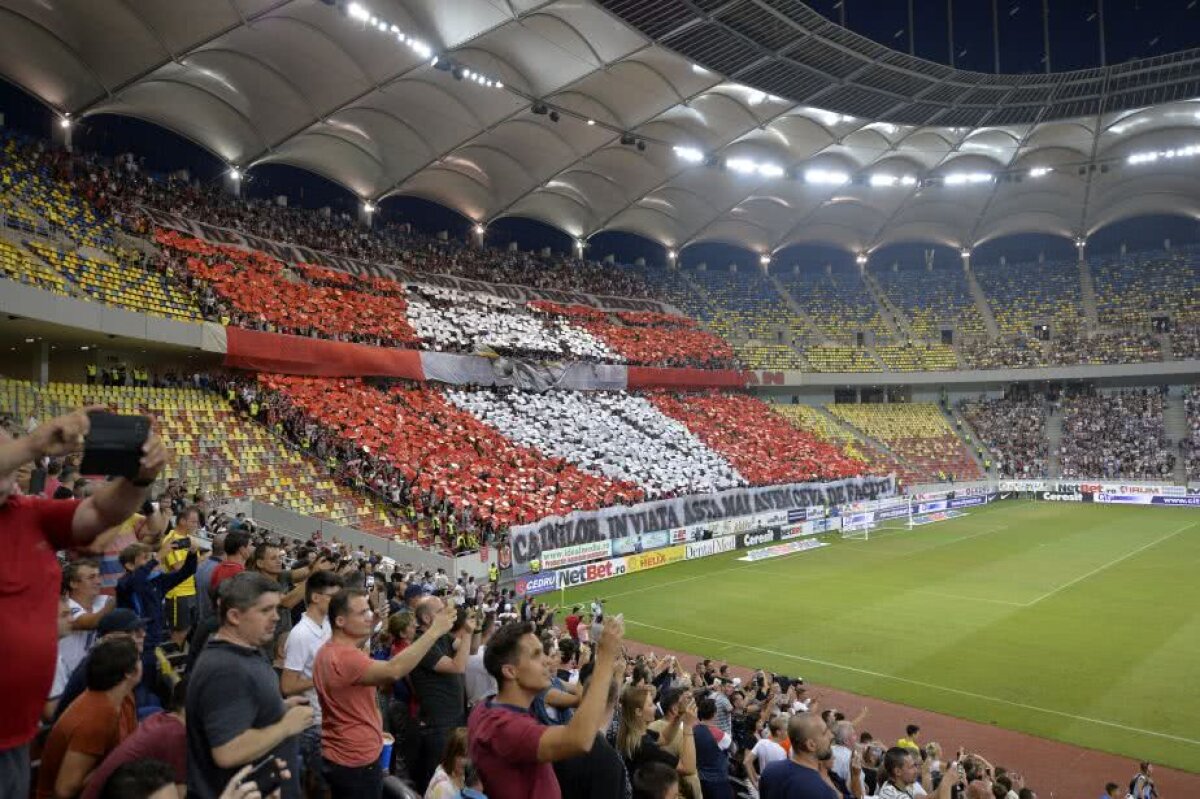 FCSB - DINAMO // FOTO Dinamoviștii au știut scenografia rivalilor! Vezi mesajul ironic prin care le-au răspuns