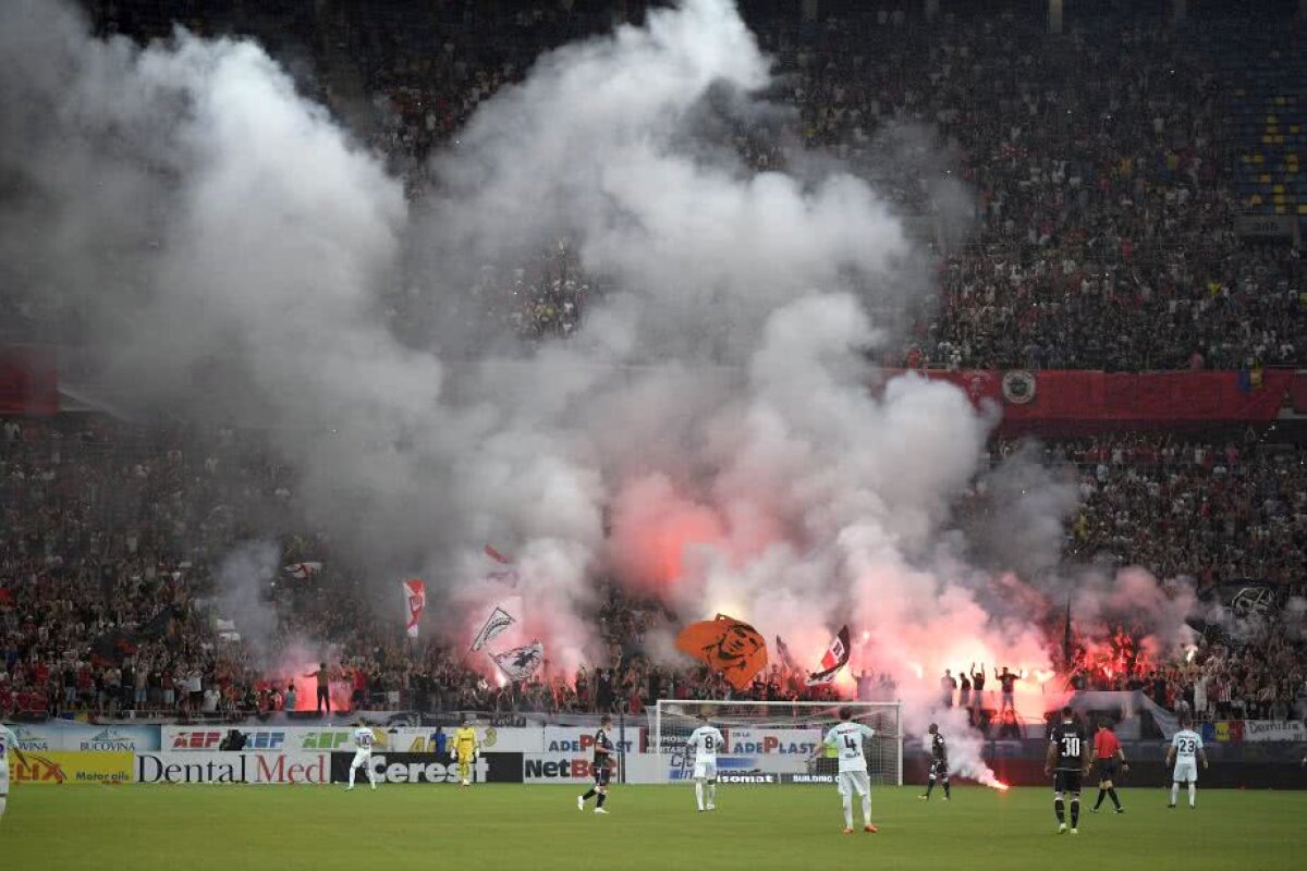 FCSB - DINAMO // FOTO Dinamoviștii au știut scenografia rivalilor! Vezi mesajul ironic prin care le-au răspuns