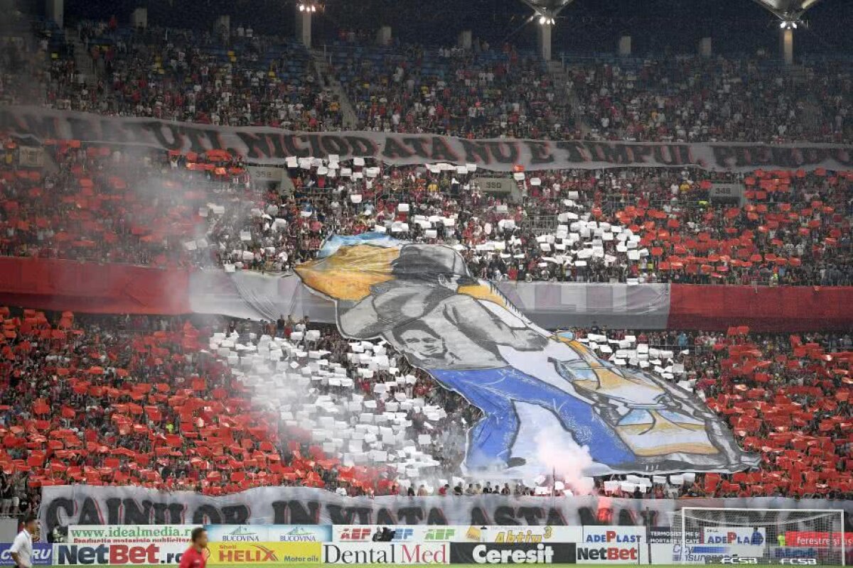 FCSB - DINAMO // FOTO Dinamoviștii au știut scenografia rivalilor! Vezi mesajul ironic prin care le-au răspuns