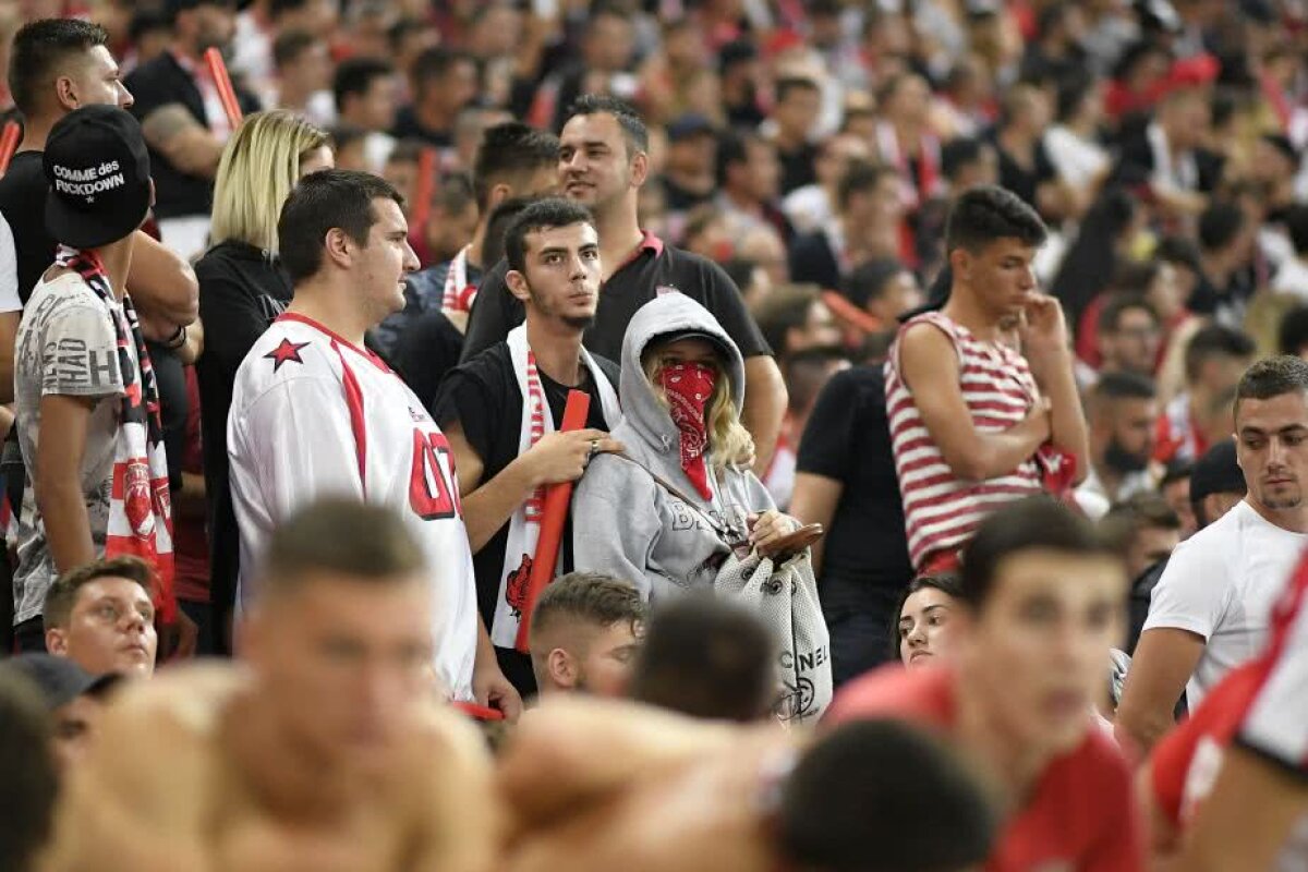 FCSB - DINAMO // FOTO Dinamoviștii au știut scenografia rivalilor! Vezi mesajul ironic prin care le-au răspuns