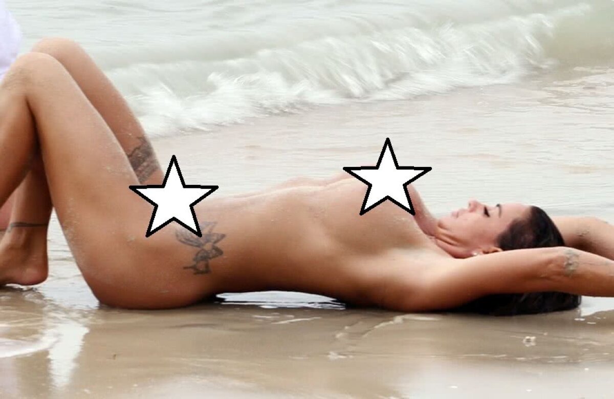 GALERIE FOTO Interzis minorilor! A pozat nud pe o plajă din Thailanda