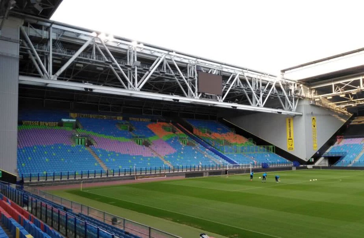 CORESPONDENȚĂ DIN ARNHEM // Hagi i-a lăudat pe olandezi, dar i-a și avertizat: "Cred în echipa mea" » Ce amintiri are cu stadionul lui Vitesse, imagini de la antrenament + ce au spus Ianis și De Nooijer