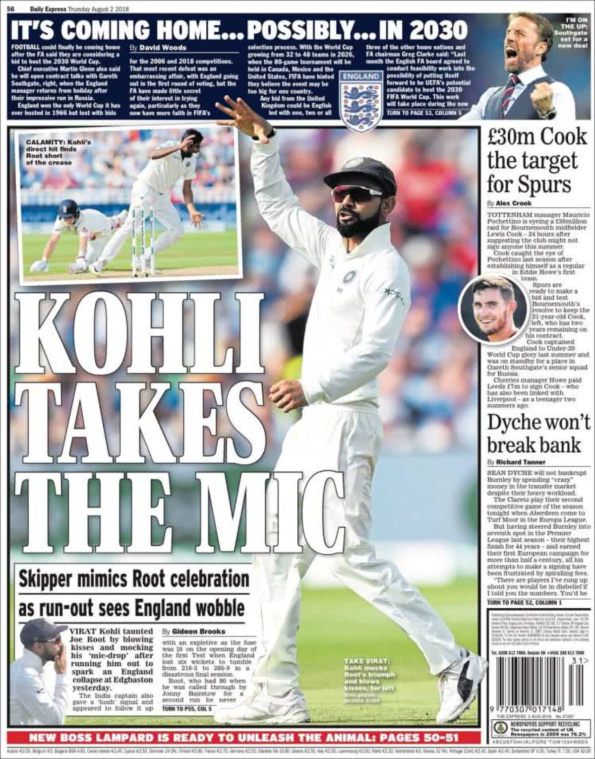 Ce scriu azi ziarele de sport din lume (2 august 2018)