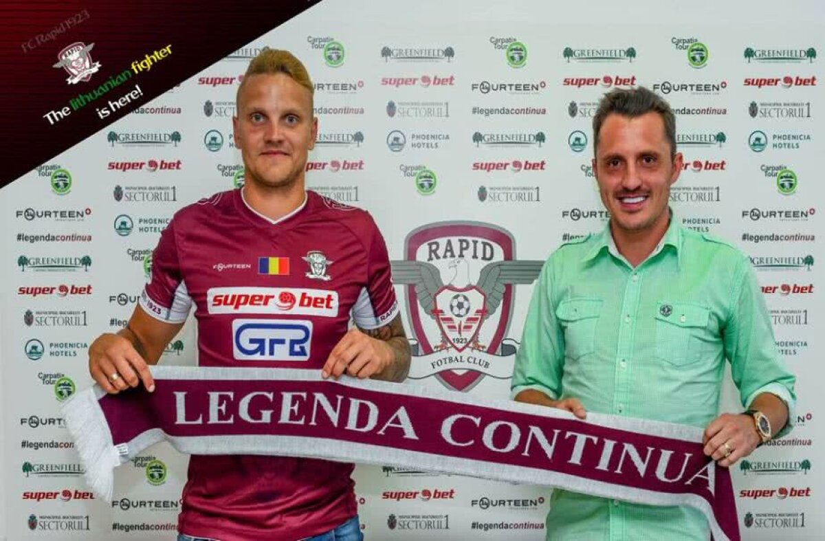 RAPID BUCUREȘTI. FOTO Rapidiștii au plecat în Turcia și au cu ei două nume noi » Matulevicius și un fotbalist trecut pe la Academia Borussiei Dortmund