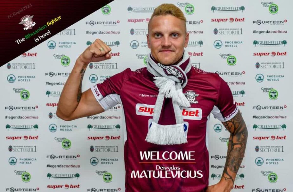 RAPID BUCUREȘTI. FOTO Rapidiștii au plecat în Turcia și au cu ei două nume noi » Matulevicius și un fotbalist trecut pe la Academia Borussiei Dortmund