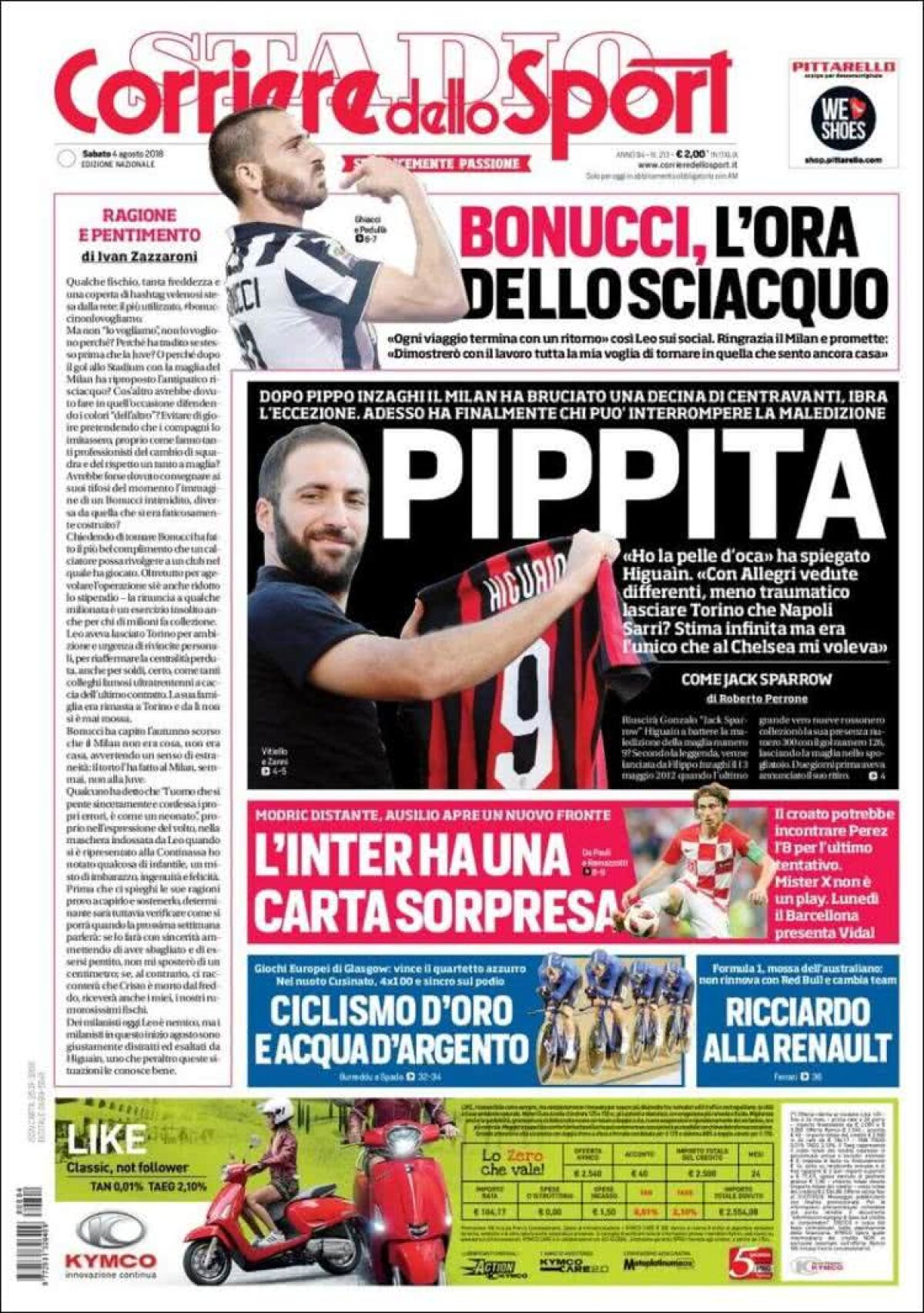 Ce scriu azi ziarele de sport din lume (4 august 2018)