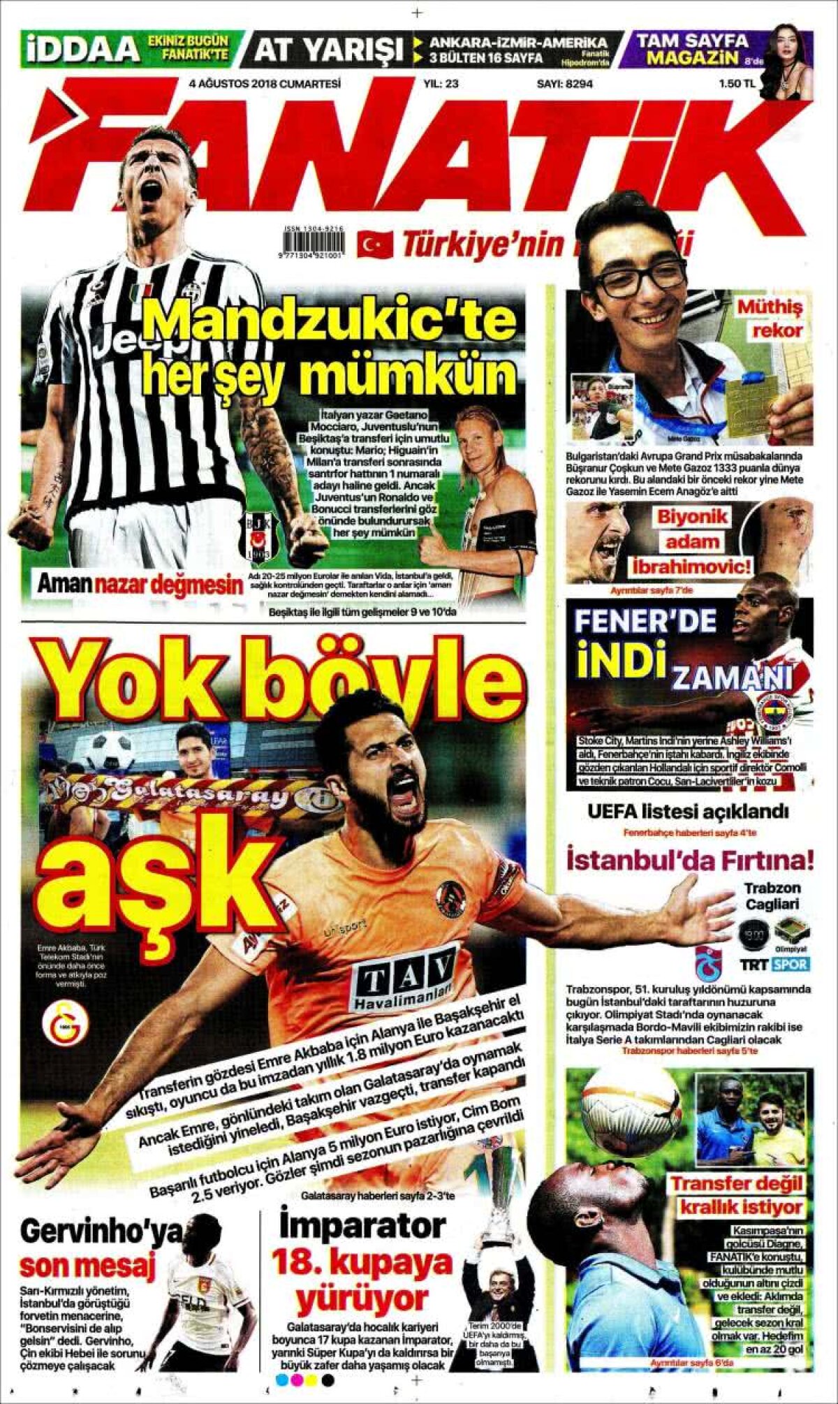 Ce scriu azi ziarele de sport din lume (4 august 2018)