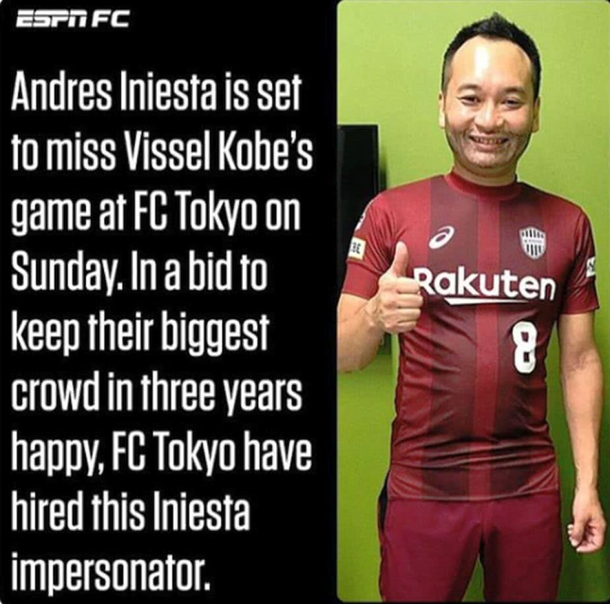 FOTO "Iniesta made in China" » Decizia luată de conducerea adversarilor celor de la Vissel Kobe înainte de meciul direct