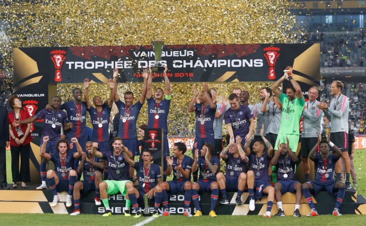 VIDEO+FOTO Victorie de senzație pentru PSG în Supercupa Franței » Neymar a jucat doar 14 minute