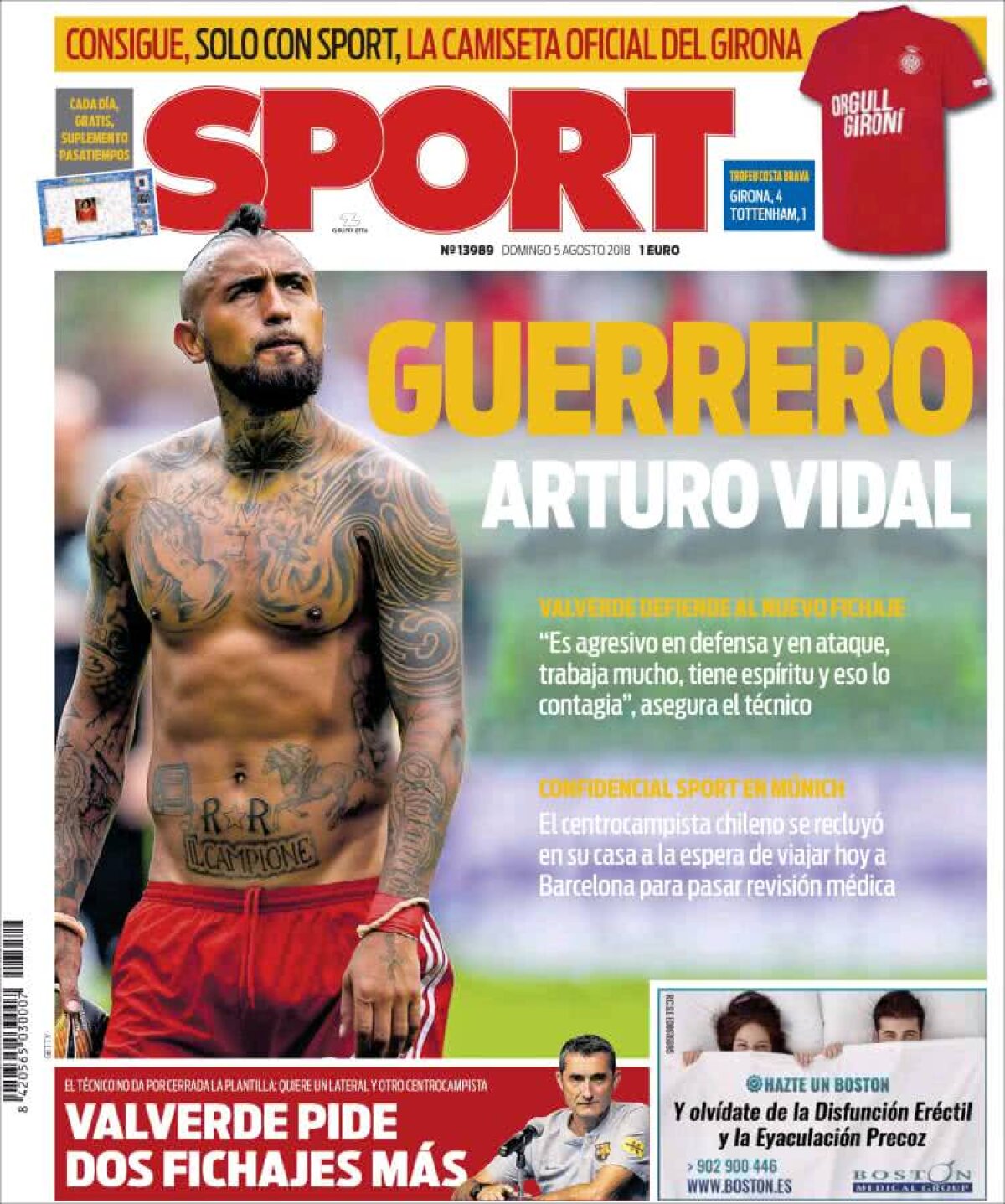 Ce scriu azi ziarele de sport din lume (5 august 2018)