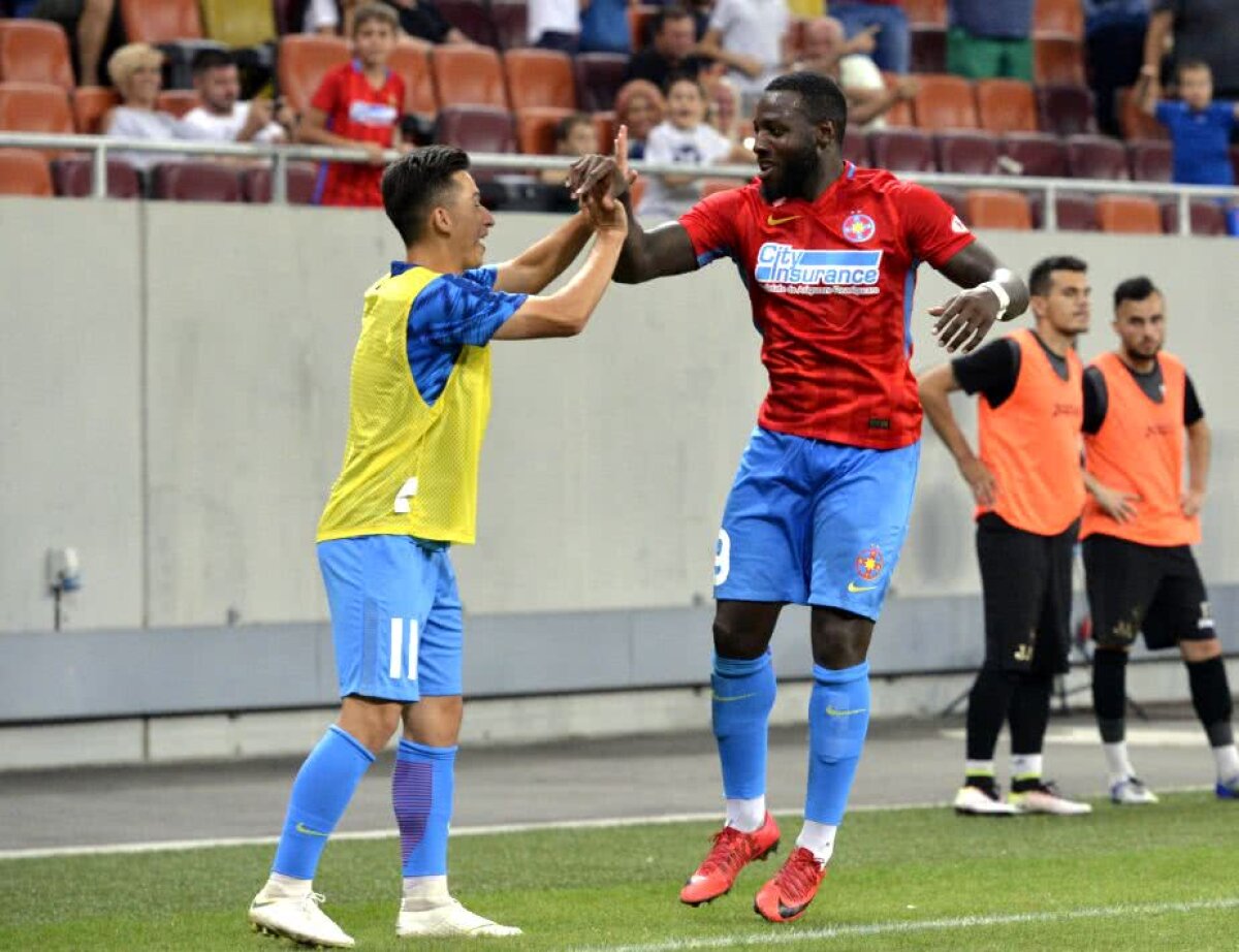 FCSB - POLI IAȘI 4-0 // GALERIE FOTO 4 lucruri remarcate la FCSB - Poli Iași » Cui i-a dedicat Gnohere golurile + Mesaj pentru Rusescu într-o atmosferă dezolantă