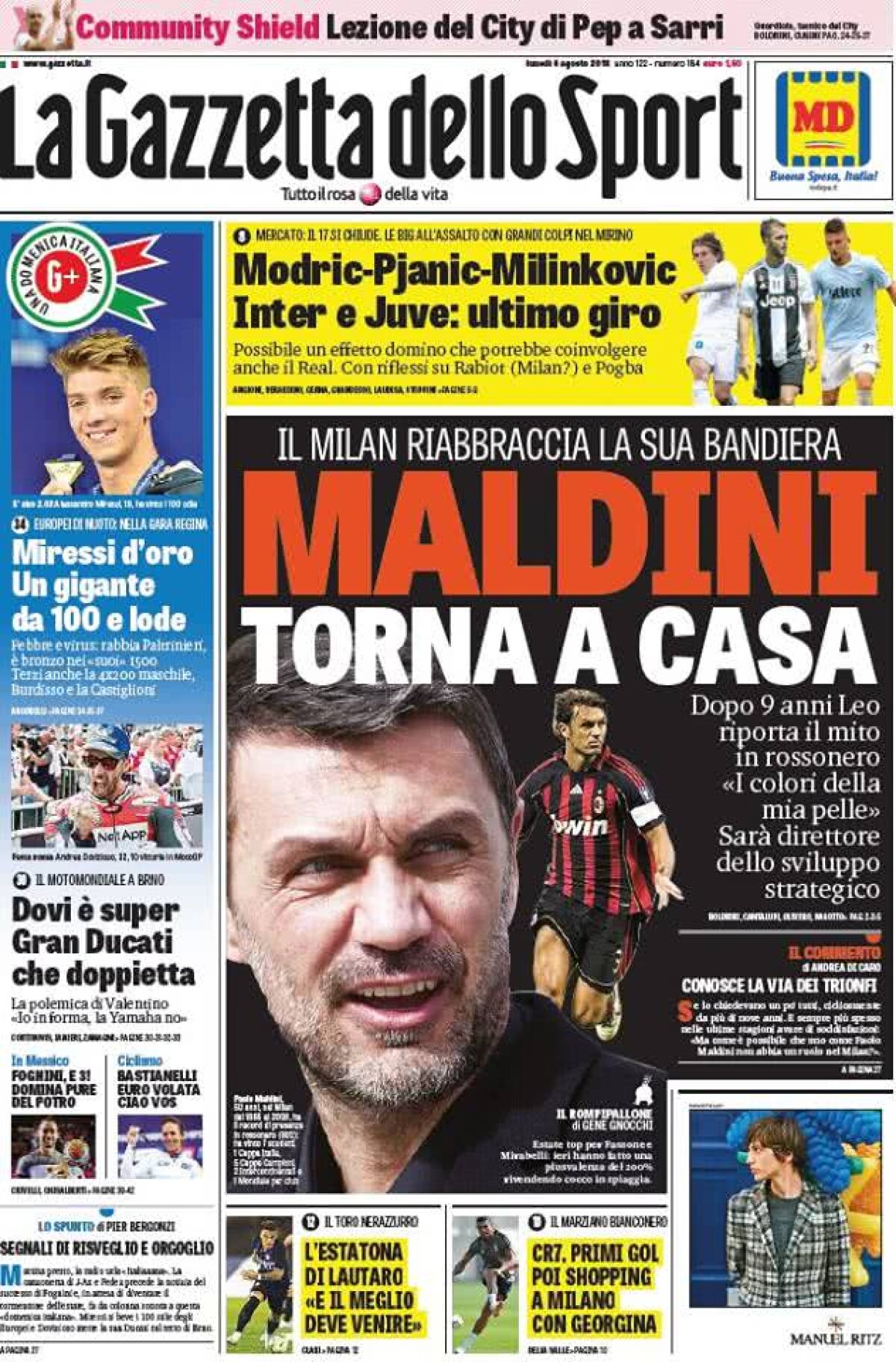 Ce scriu azi ziarele de sport din lume (6 august 2018)