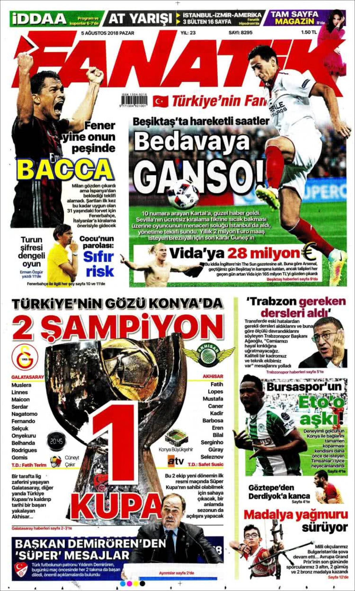 Ce scriu azi ziarele de sport din lume (6 august 2018)