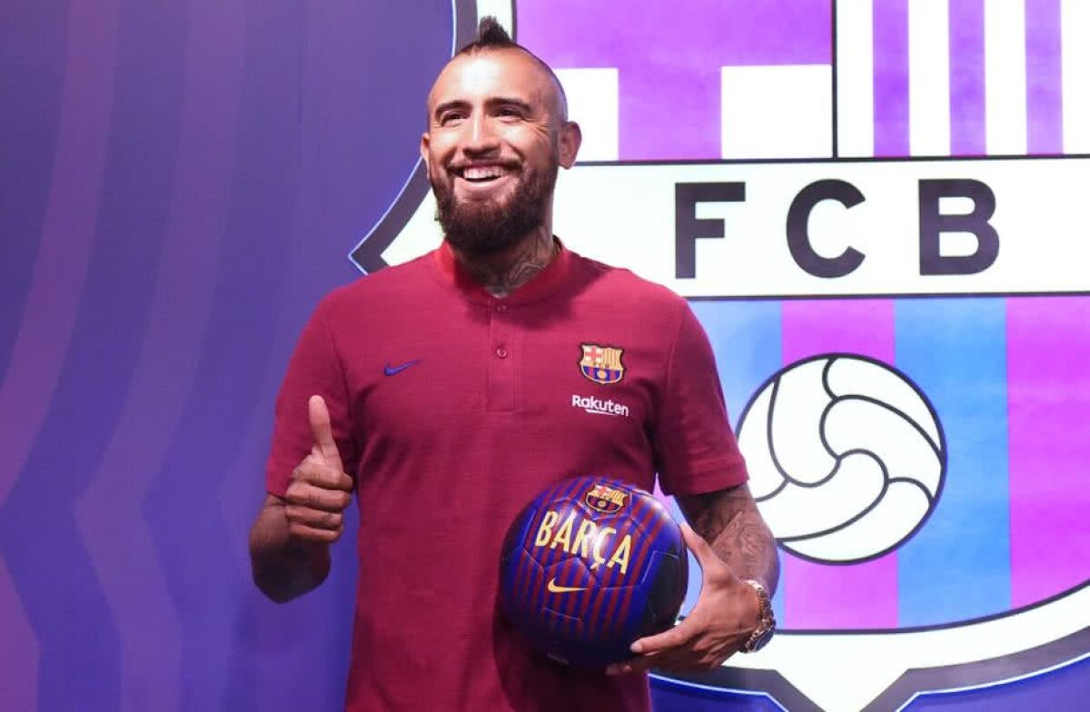 VIDEO + FOTO Arturo Vidal, noul războinic al Barcelonei! Declarații tari la sosirea în Spania: ”Îmi dau viața pe teren”