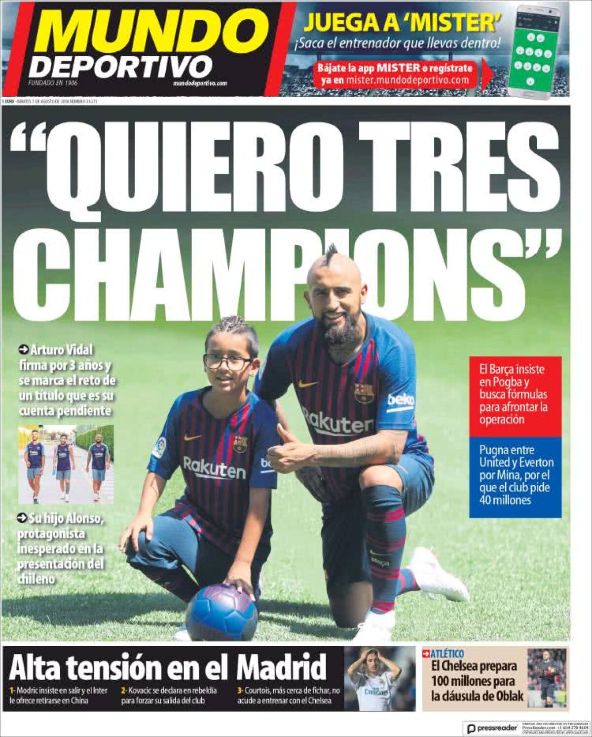 Ce scriu azi ziarele de sport din lume (7 august 2018)