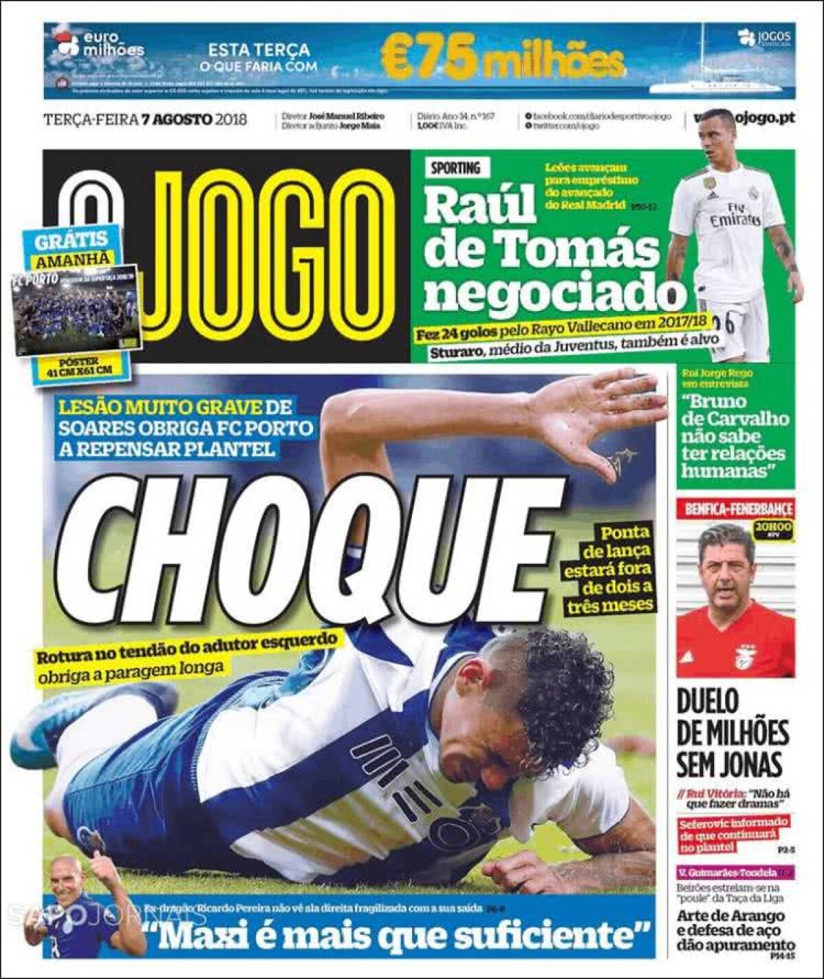 Ce scriu azi ziarele de sport din lume (7 august 2018)