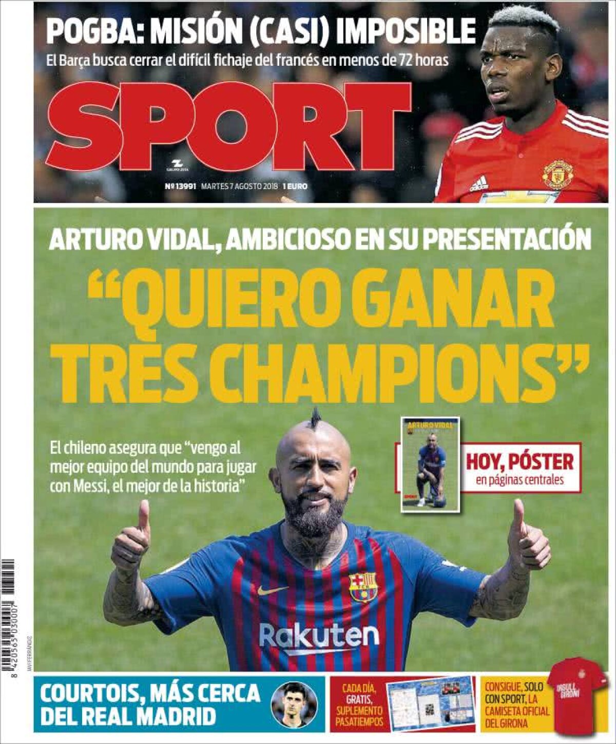 Ce scriu azi ziarele de sport din lume (7 august 2018)