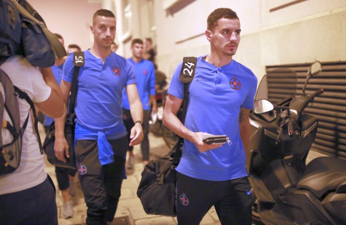 CORESPONDENȚĂ DIN SPLIT // GALERIE FOTO / FCSB a ajuns în Croația » Prezență-surpriză în delegația roș-albaștrilor 