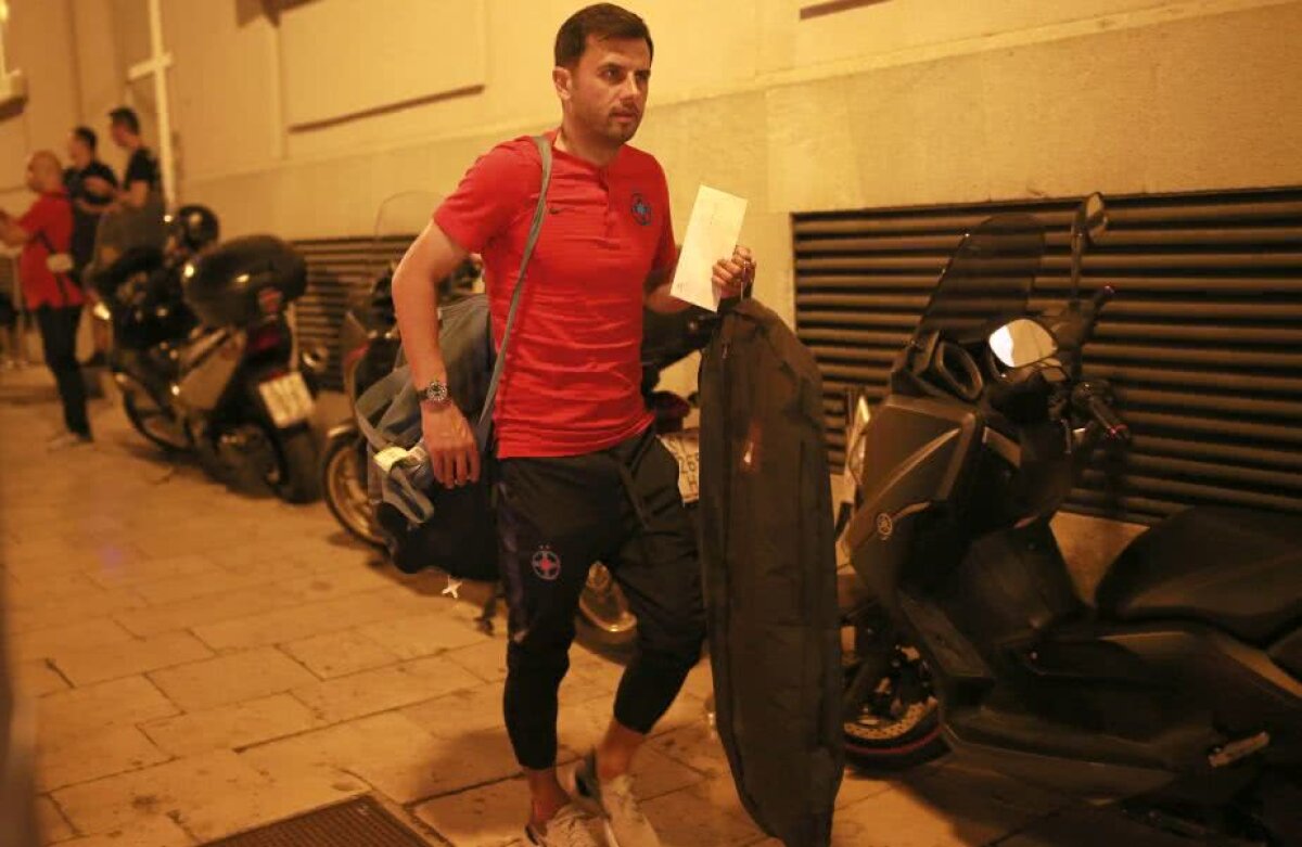 CORESPONDENȚĂ DIN SPLIT // GALERIE FOTO / FCSB a ajuns în Croația » Prezență-surpriză în delegația roș-albaștrilor 