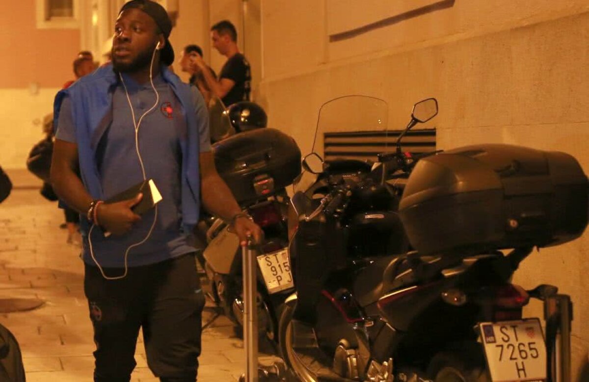 CORESPONDENȚĂ DIN SPLIT // GALERIE FOTO / FCSB a ajuns în Croația » Prezență-surpriză în delegația roș-albaștrilor 