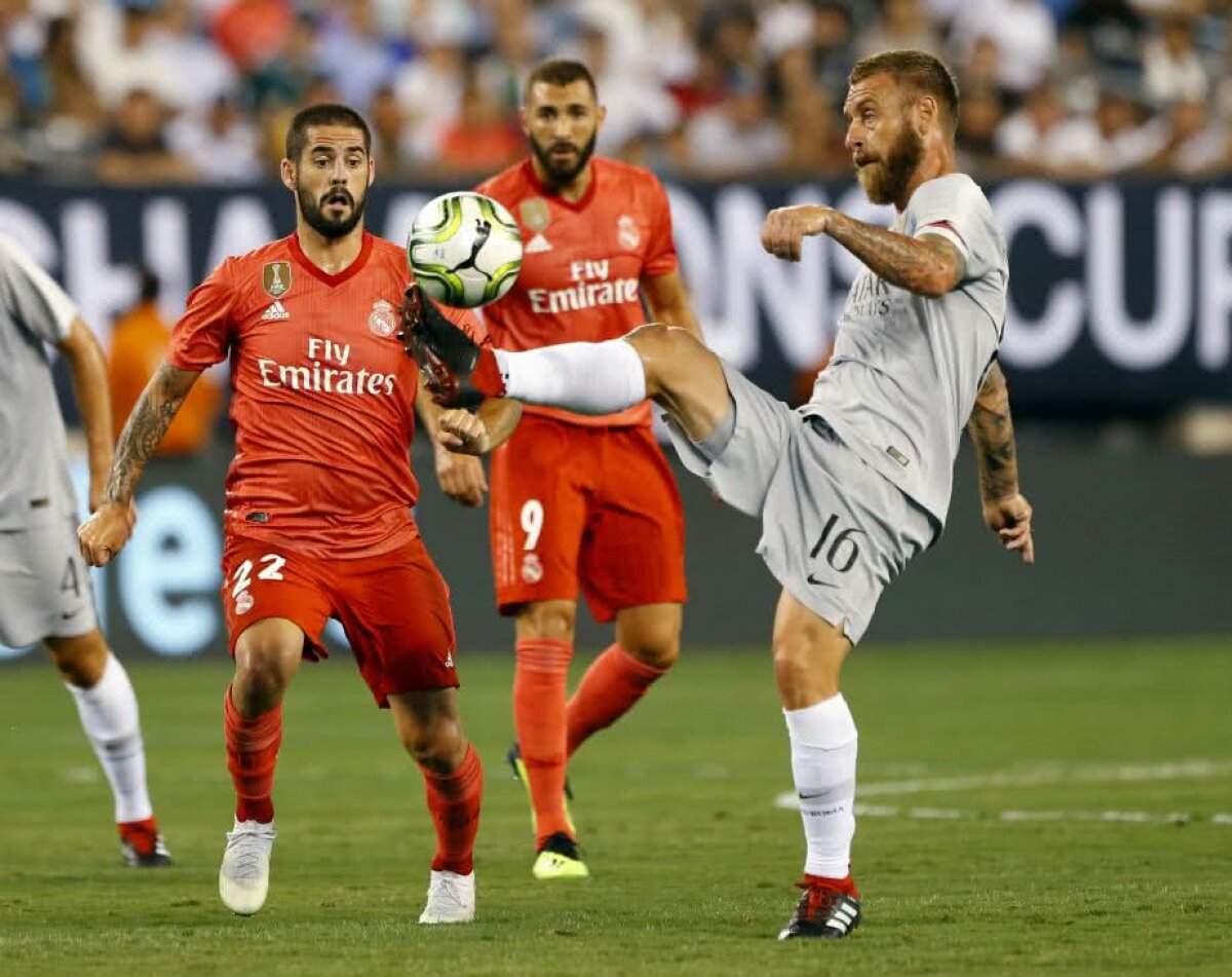 VIDEO+FOTO Real Madrid, victorie în ultimul amical, 2-1 cu AS Roma! Gareth Bale a făcut show: gol și pasă de gol de 30 metri