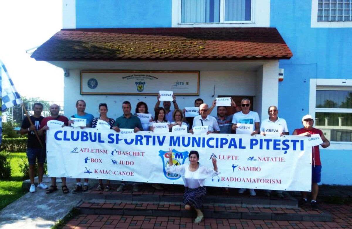 VIDEO+FOTO La negocieri cu Minciunescu! Angajații din sportul românesc au intrat în grevă generală » Ministrul Ioana Bran este în concediu