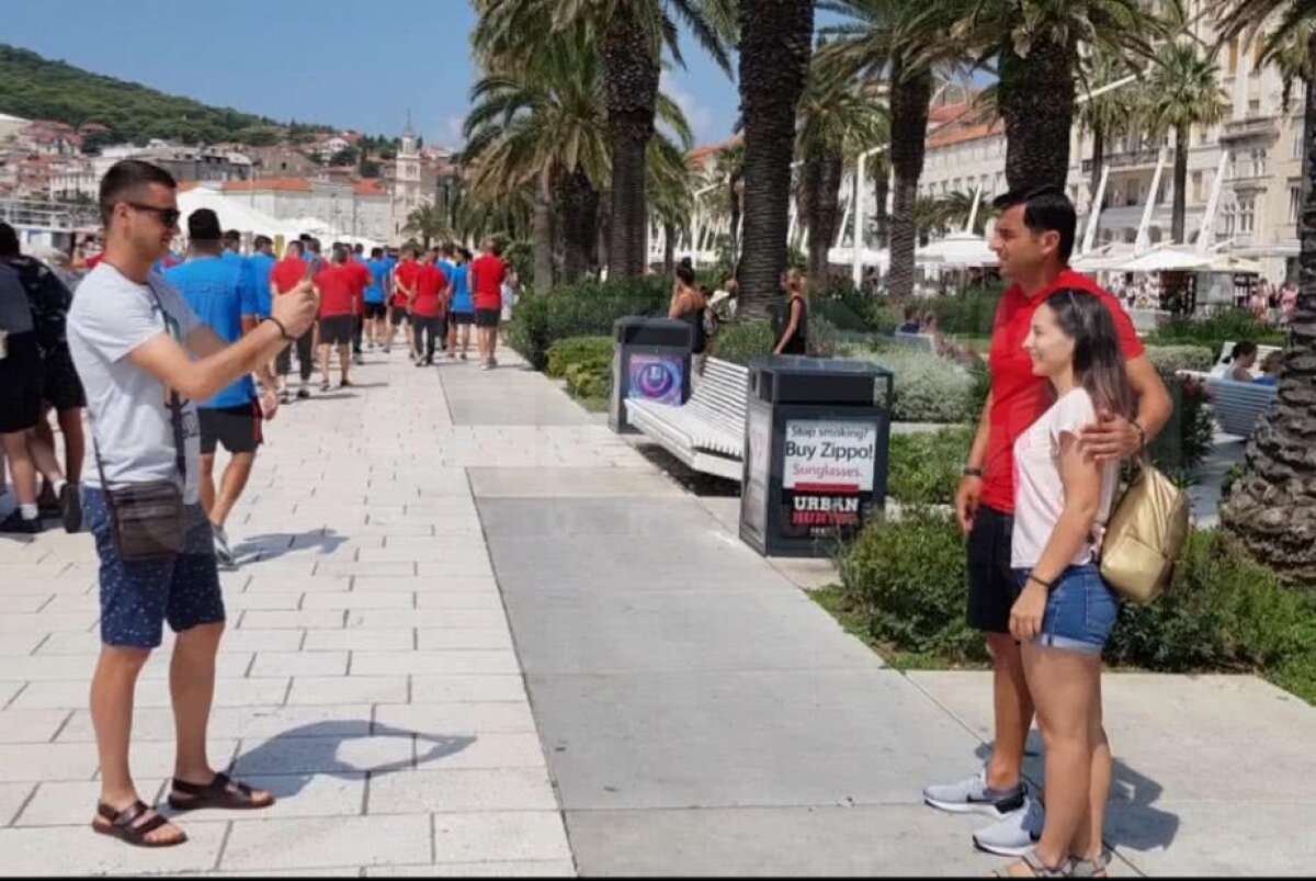 CORESPONDENȚĂ GSP DIN SPLIT // VIDEO+FOTO EXCLUSIV Steliștii au luat pulsul orașului Split » Jucătorii, urmăriți în permanență de 3 polițiști + Dică a ajutat doi fani