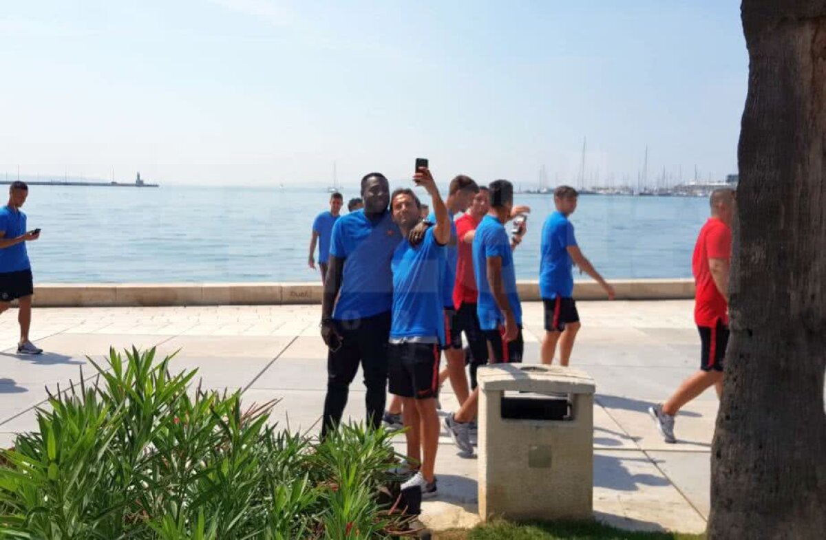 CORESPONDENȚĂ GSP DIN SPLIT // VIDEO+FOTO EXCLUSIV Steliștii au luat pulsul orașului Split » Jucătorii, urmăriți în permanență de 3 polițiști + Dică a ajutat doi fani