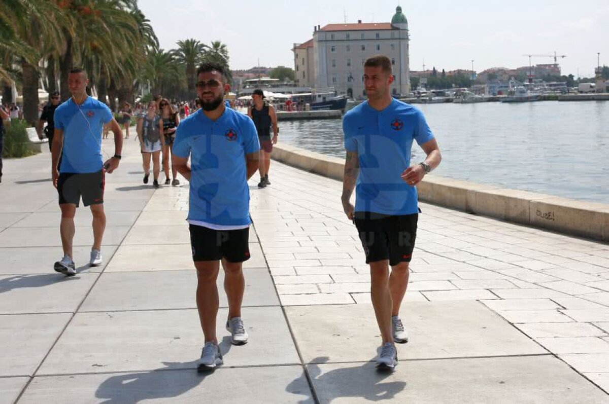 CORESPONDENȚĂ GSP DIN SPLIT // VIDEO+FOTO EXCLUSIV Steliștii au luat pulsul orașului Split » Jucătorii, urmăriți în permanență de 3 polițiști + Dică a ajutat doi fani