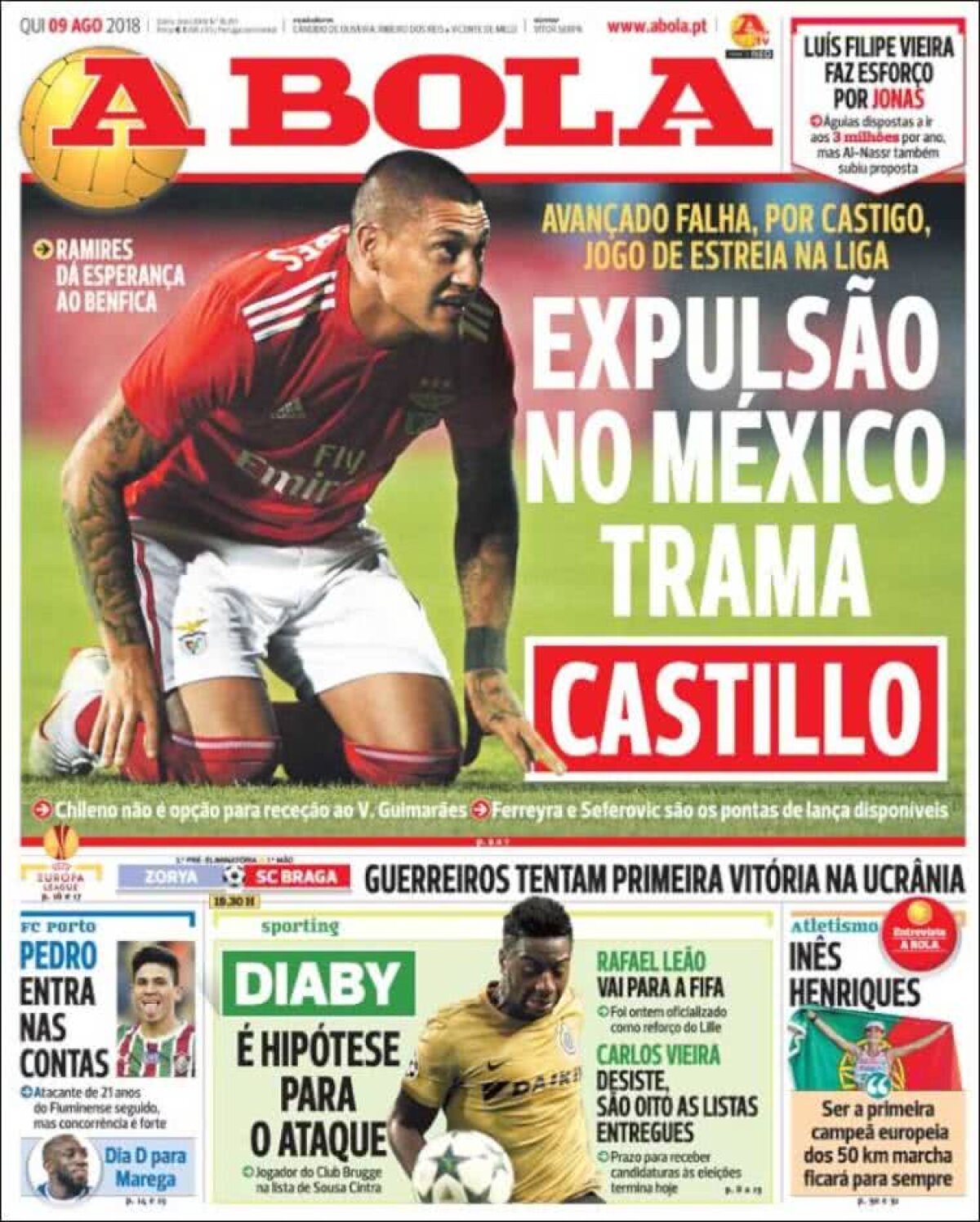 Ce scriu azi ziarele de sport din lume (9 august 2018)