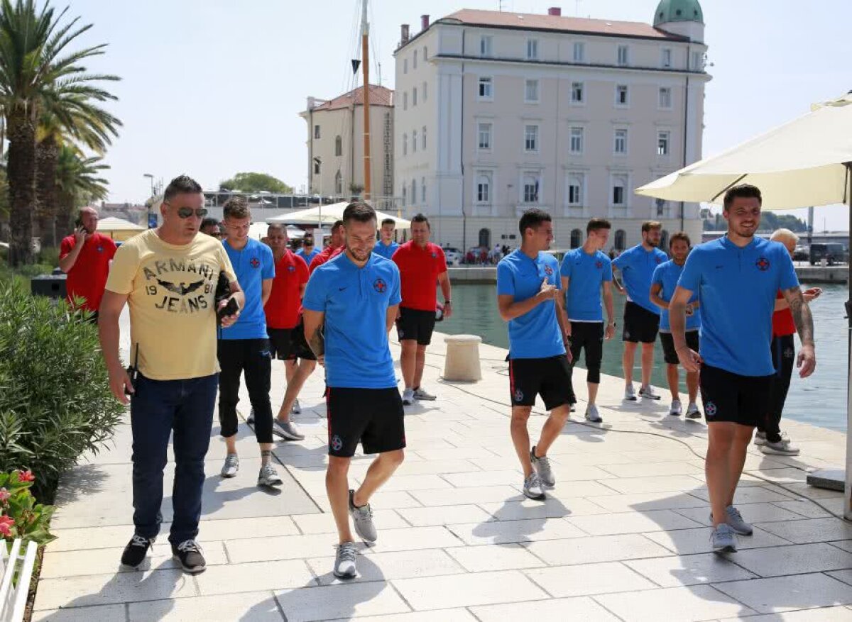 CORESPONDENȚĂ DIN CROAȚIA Cu faţa la joc, nu la fete! Jucătorii lui Dică au avut mai mult de tras cu frumusețile croate decât cu ultrașii lui Hajduk