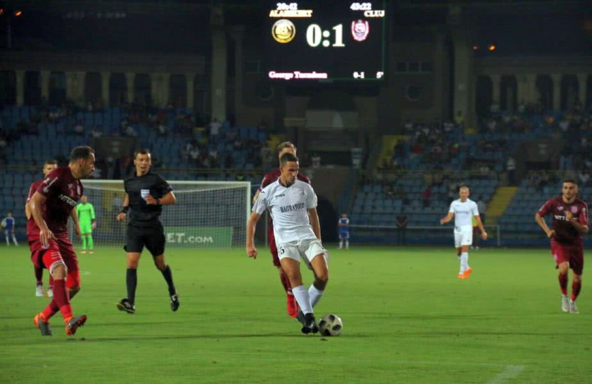 ALASHKERT - CFR CLUJ 0-2 // Campioana României se impune categoric în Armenia și tranșează calificarea în play-off-ul Europa League