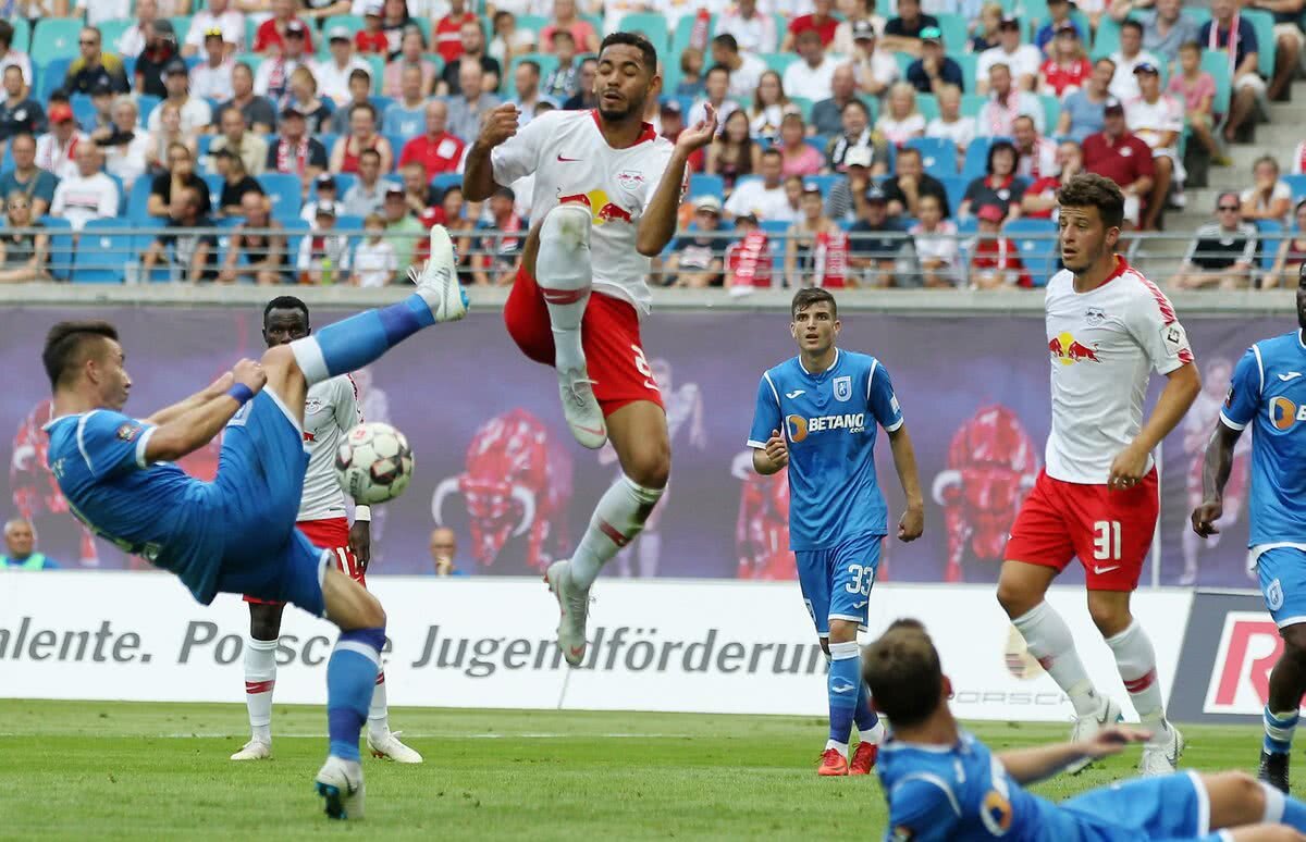 LEIPZIG - U CRAIOVA 3-1 // VIDEO+FOTO Craiova marchează în prelungiri și păstrează speranțe teoretice pentru calificare » Echipele românești sunt însă fără victorie în fața nemților din 2006!