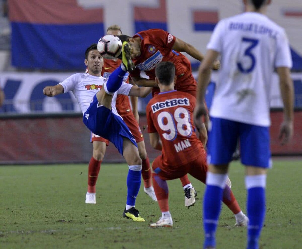 HAJDUK SPLIT - FCSB 0-0 // FOTO Machiavelic! Roș-albaștrii au dezamăgit la Split, dar au rezistat fără gol primit » Calificarea se joacă în retur