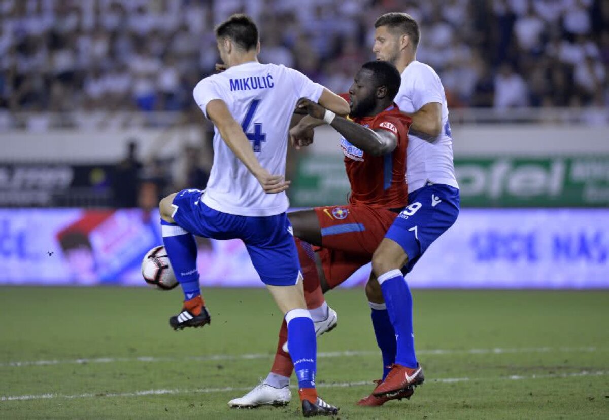 HAJDUK SPLIT - FCSB 0-0 // FOTO Machiavelic! Roș-albaștrii au dezamăgit la Split, dar au rezistat fără gol primit » Calificarea se joacă în retur