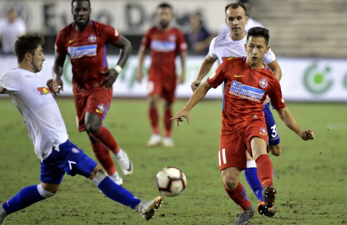 HAJDUK SPLIT - FCSB 0-0 // FOTO Machiavelic! Roș-albaștrii au dezamăgit la Split, dar au rezistat fără gol primit » Calificarea se joacă în retur