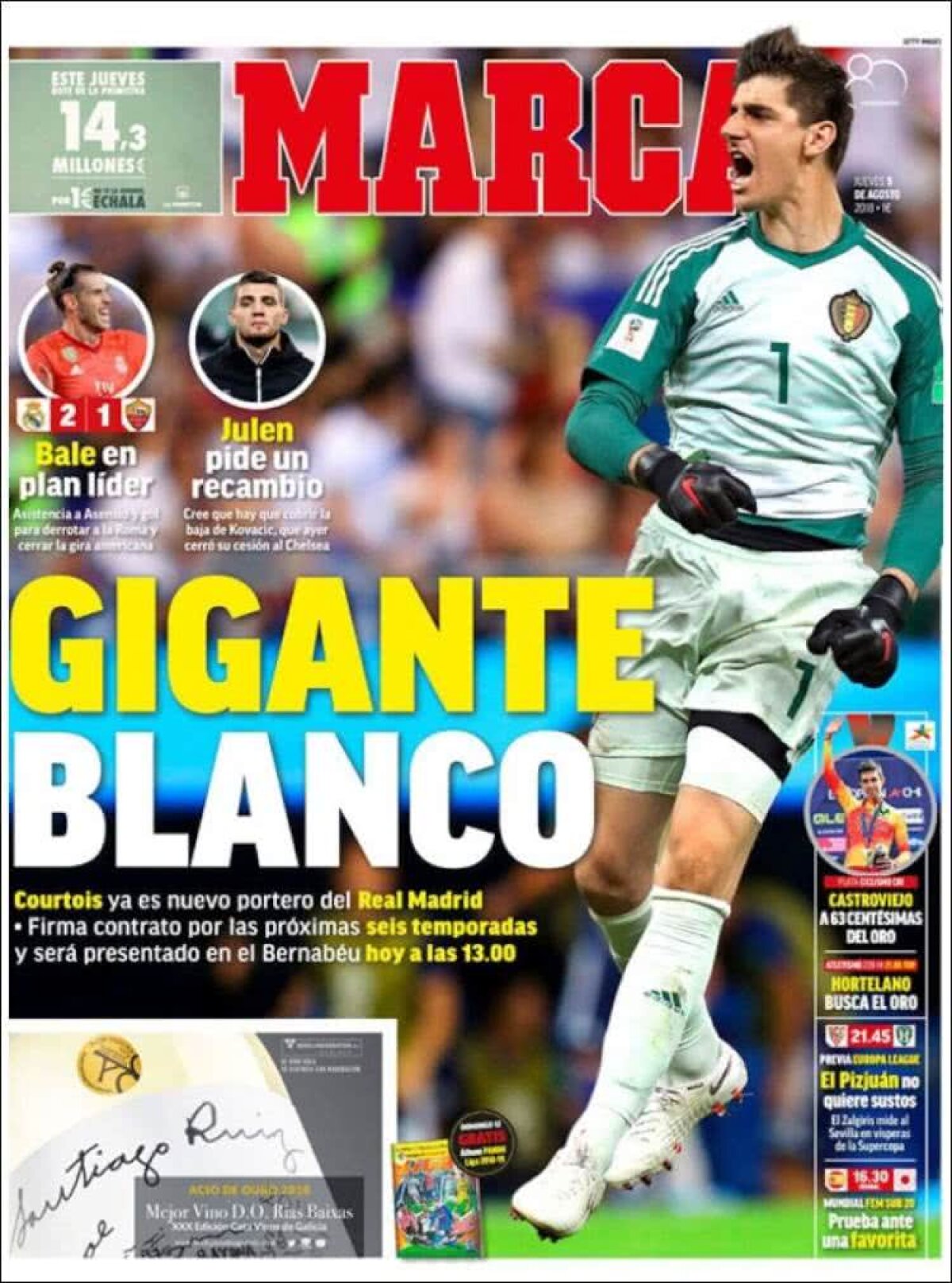 Ce scriu azi ziarele de sport din lume (10 august 2018)