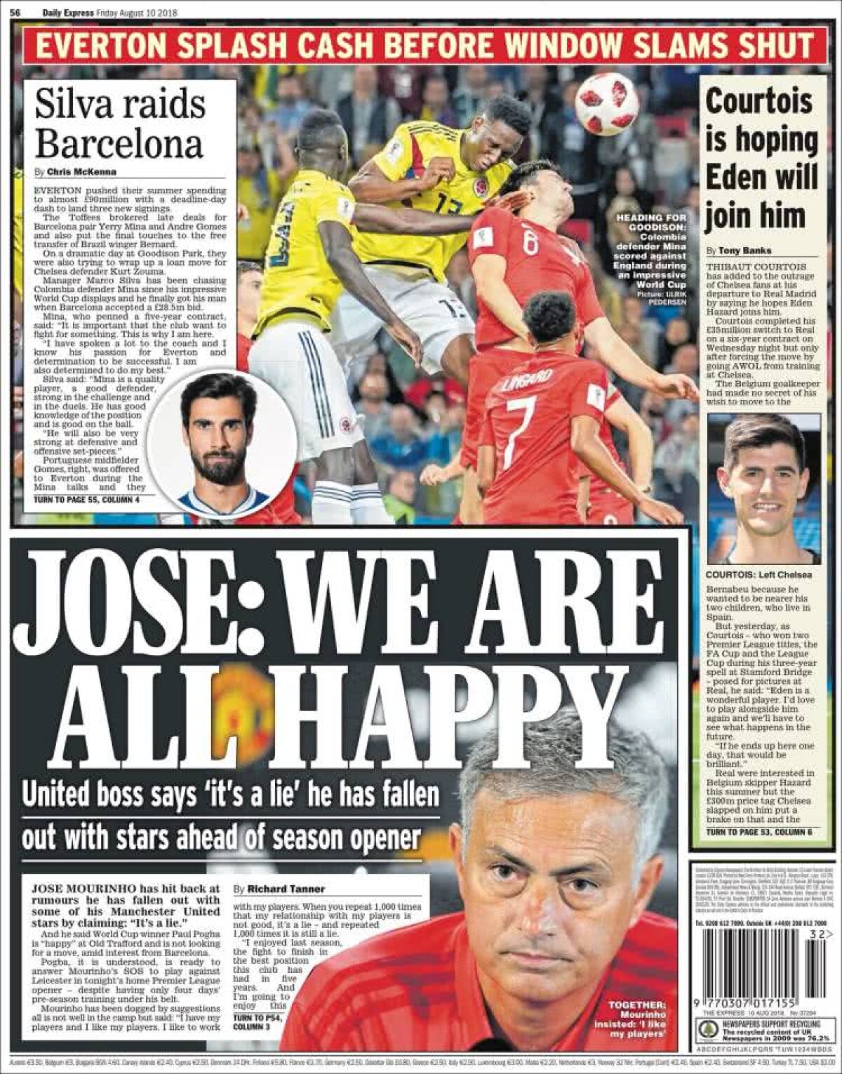 Ce scriu azi ziarele de sport din lume (10 august 2018)