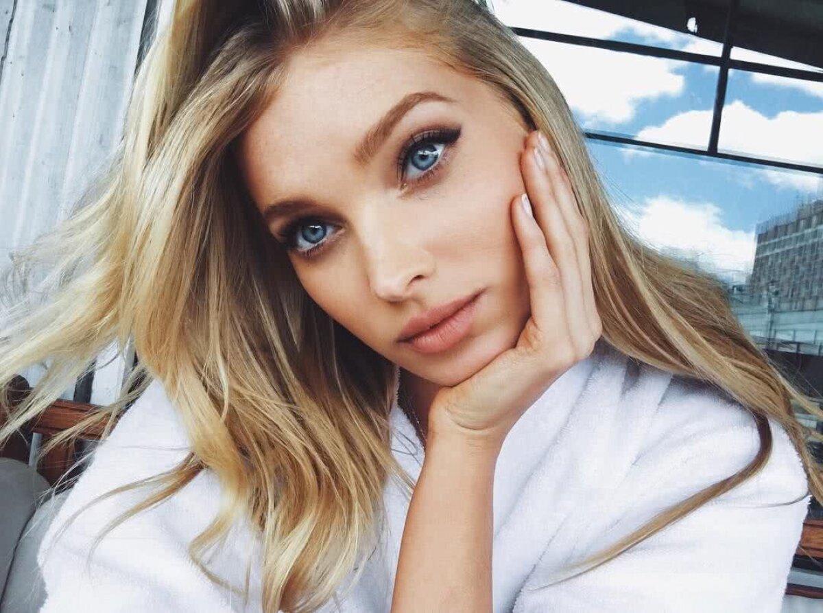 FOTO "Îngerul" care a jucat baschet profesionist » Superba Elsa Hosk e pasionată de sport