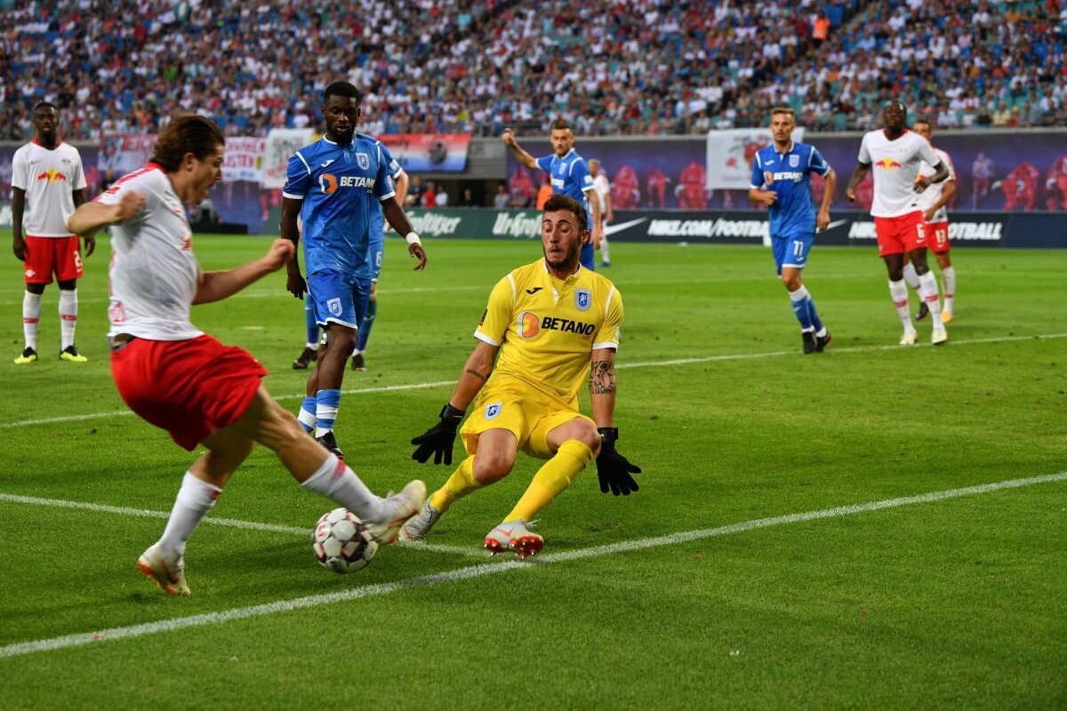 LEIPZIG - U CRAIOVA 3-1 // VIDEO+FOTO Craiova marchează în prelungiri și păstrează speranțe teoretice pentru calificare » Echipele românești sunt însă fără victorie în fața nemților din 2006!