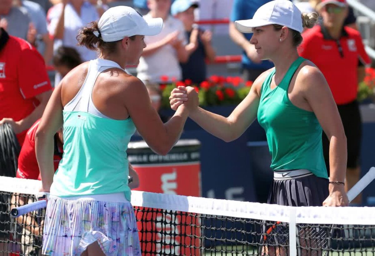 SIMONA HALEP - ASHLEIGH BARTY. VIDEO E perfectă! Simona joacă ULUITOR și se califică în finala Rogers Cup » Prima reacție 