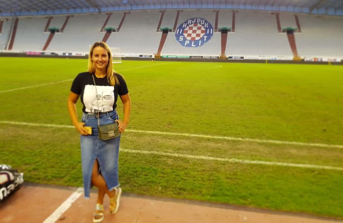 Iubita lui Pesici este jurnalistă la Split » Fostă sportivă de performanță și PR manager, Antonia e și un fan patimaș al lui Hajduk