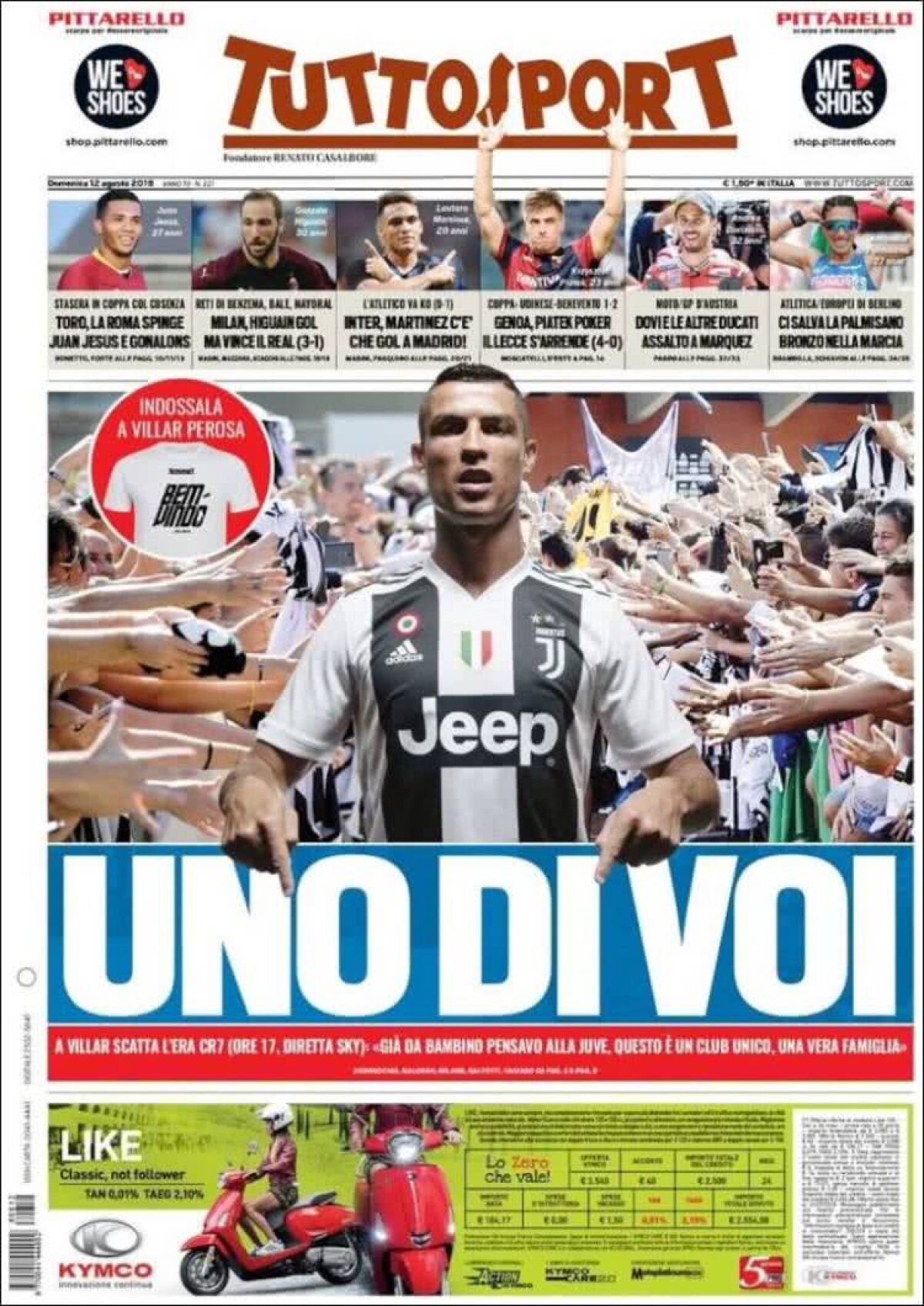 Ce scriu azi ziarele de sport din lume (12 august 2018)