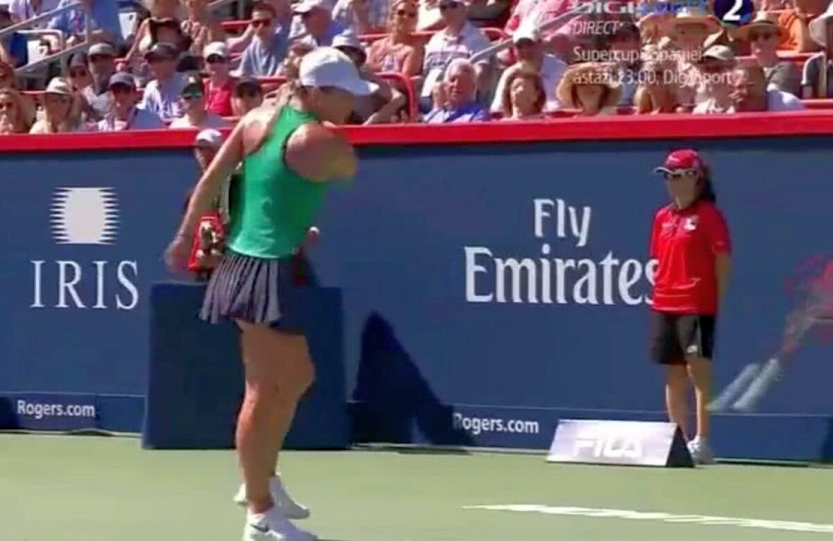 SIMONA HALEP - SLOANE STEPHENS. VIDEO O nouă zeiță la Montreal! Liderul WTA câștigă EROIC cea mai frumoasă finală a anului: peste două ore și jumătate de luptă!