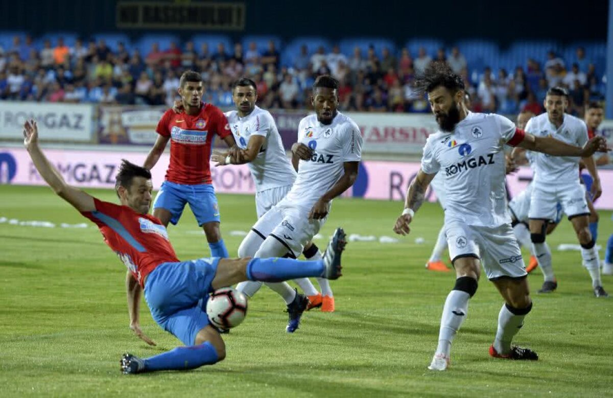 GAZ METAN - FCSB 1-3. GALERIE FOTO Recuperatorul » Introdus la pauză, Gnohere fost eroul remontadei FCSB-ului la Mediaș!