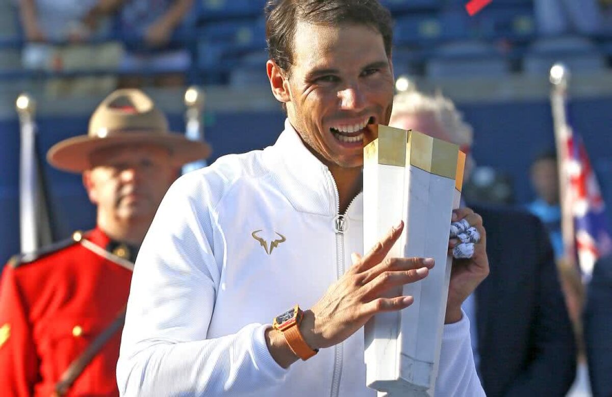 ATP TORONTO // FOTO + VIDEO Rafael Nadal continuă să scrie istorie: al 4-lea titlu la Rogers Cup + cifrele COLOSALE atinse după succesul din Toronto