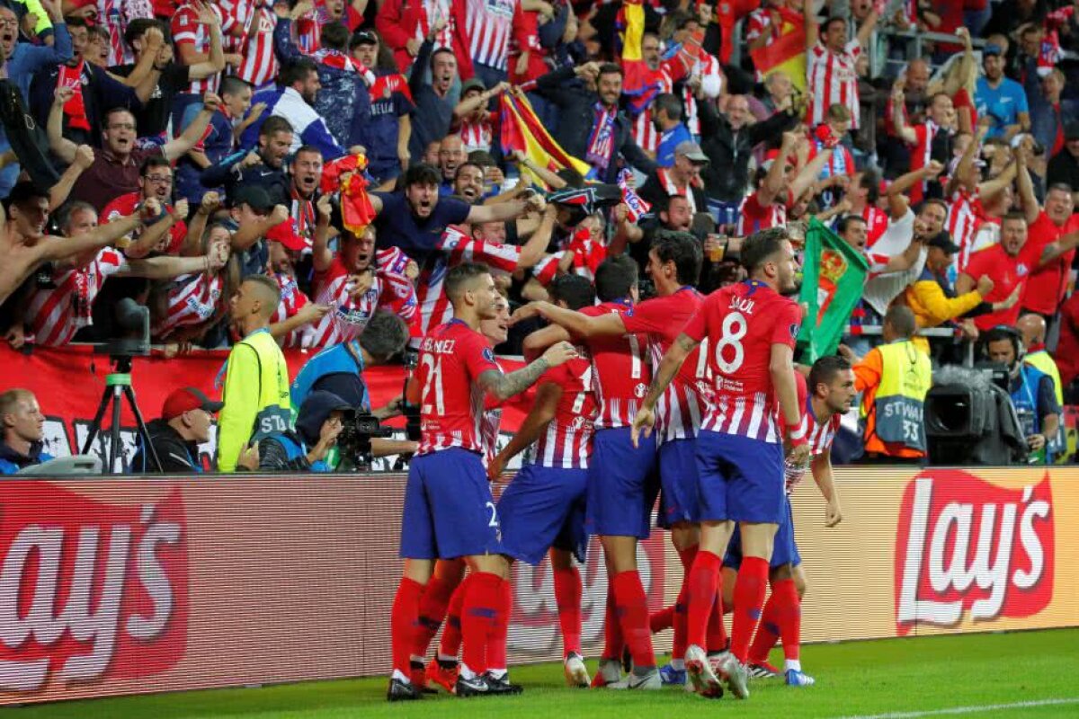 SUPERCUPA EUROPEI // VIDEO + FOTO Atletico Madrid câștigă Supercupa recordurilor și răzbună finalele pierdute contra Realului în Liga Campionilor