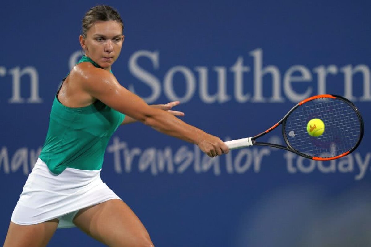 SIMONA HALEP - AJLA TOMLJANOVIC. Mai lungă încălzirea! Liderul WTA revine PERFECT după o zi de ploaie + Reacția liderului WTA