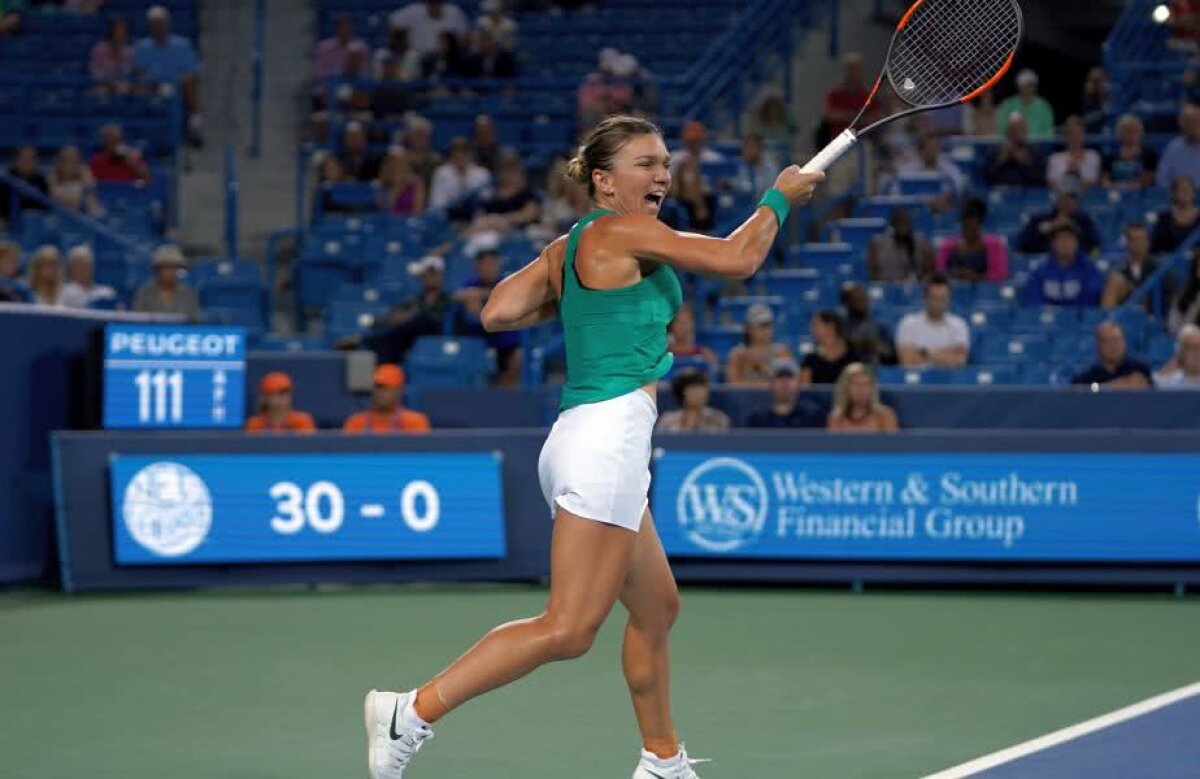 SIMONA HALEP - AJLA TOMLJANOVIC. Mai lungă încălzirea! Liderul WTA revine PERFECT după o zi de ploaie + Reacția liderului WTA