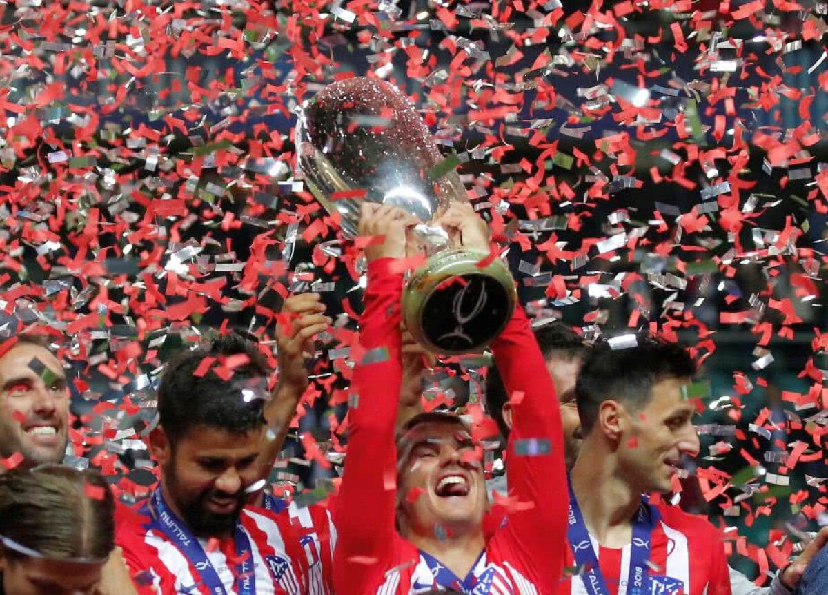 SUPERCUPA EUROPEI // VIDEO + FOTO Atletico Madrid câștigă Supercupa recordurilor și răzbună finalele pierdute contra Realului în Liga Campionilor